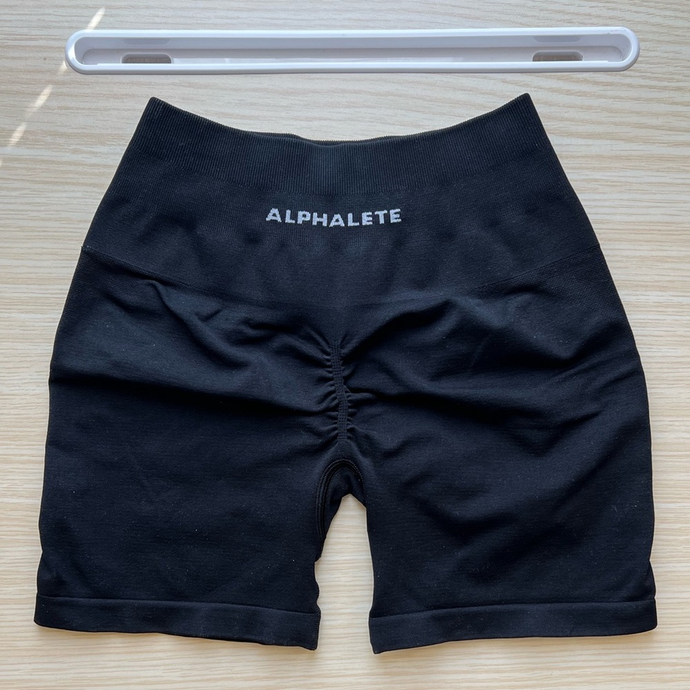 Alphalete Women's Black Bike Shorts